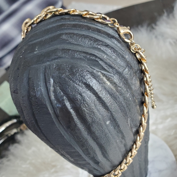 Beautiful Necklace Gold chain, ceramic pendants - Picture 3 of 5